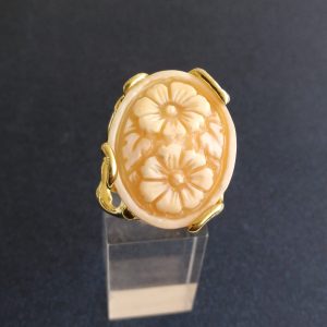 Anello  cammeo originale. Anello argento. Cammeo sardonico