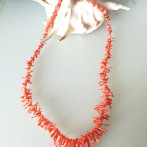 Collana corallo rosa naturale, collana rametti corallo