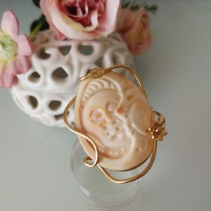 Anello  cammeo originale. Anello argento. Cammeo sardonico