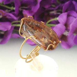 Anello ambra naturale.Anello argento .Ambra baltica.