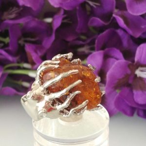 Anello ambra naturale.Ambra vera.Ambra baltica.