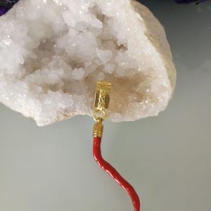 Rametto corallo rosso mediterraneo. Cornetto rosso portafortuna.Corallo vero Rametto maxi.