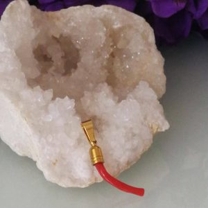 Rametto corallo rosso mediterraneo. Cornetto rosso portafortuna.Corallo vero.